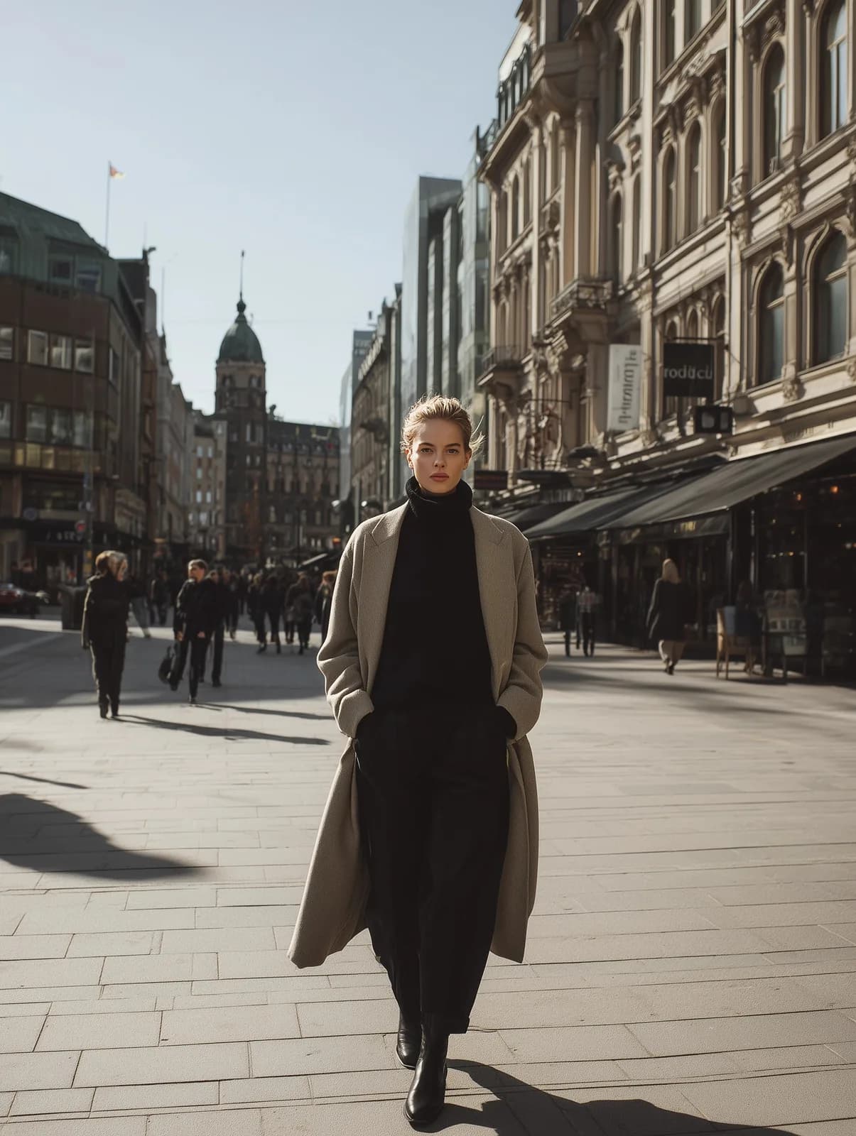 Editorial lifestyle campaign, city street